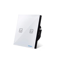 Smart Switch Wireless Remote Control APP Controled Wall Light Switch Luxury Crystal Glass Touch Screen have 1/2/3 Way