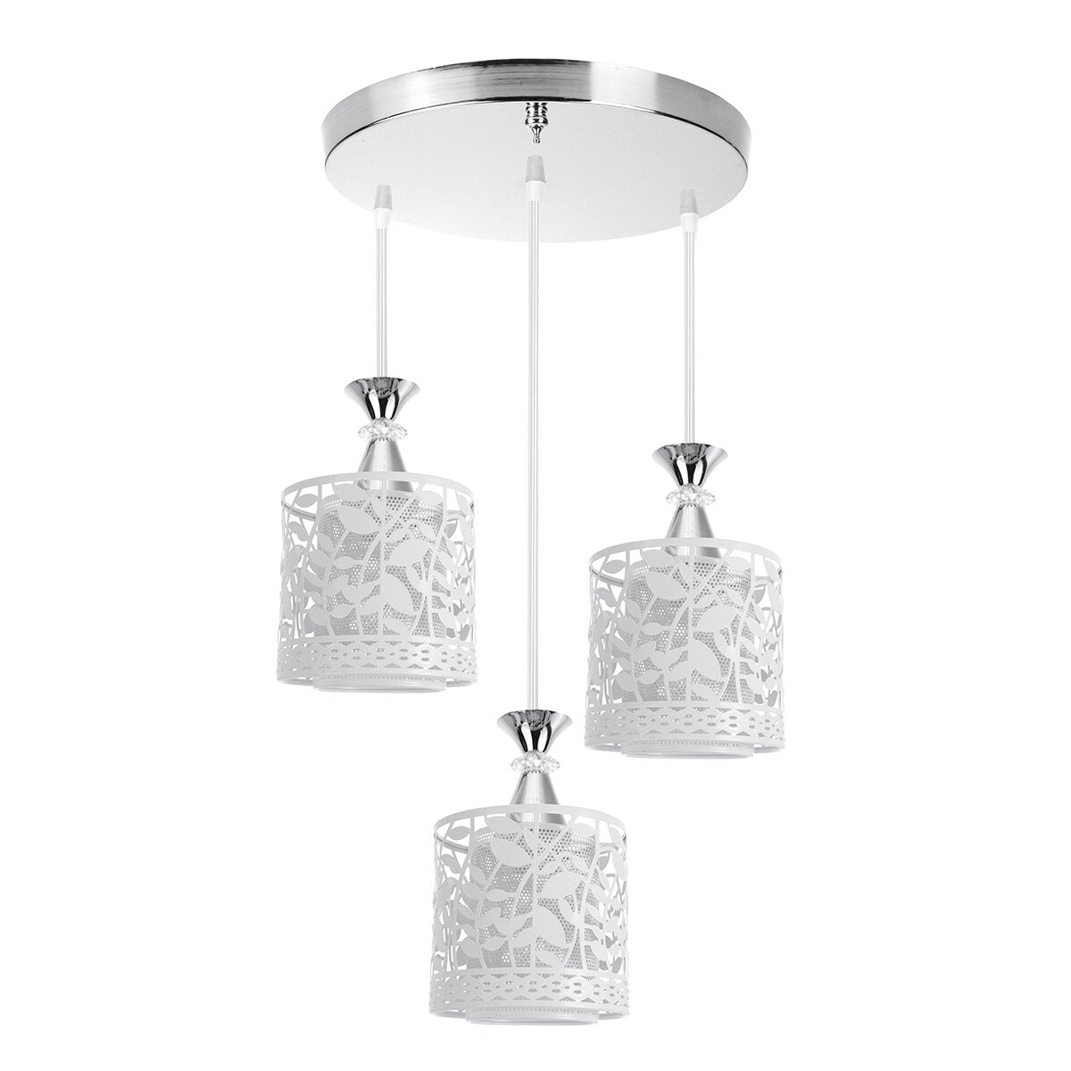 Modren Dining Room Adjustable Loft Glass Ceiling Light Lamp Shade Pendant Light Without Bulb