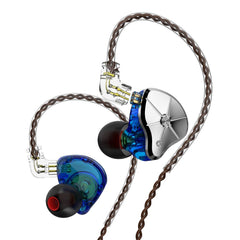Wired Earphone 1DD 1BA In Ear Earphone DJ Monitor Running Sport Earplug Replaceable Filter Headset With Mic