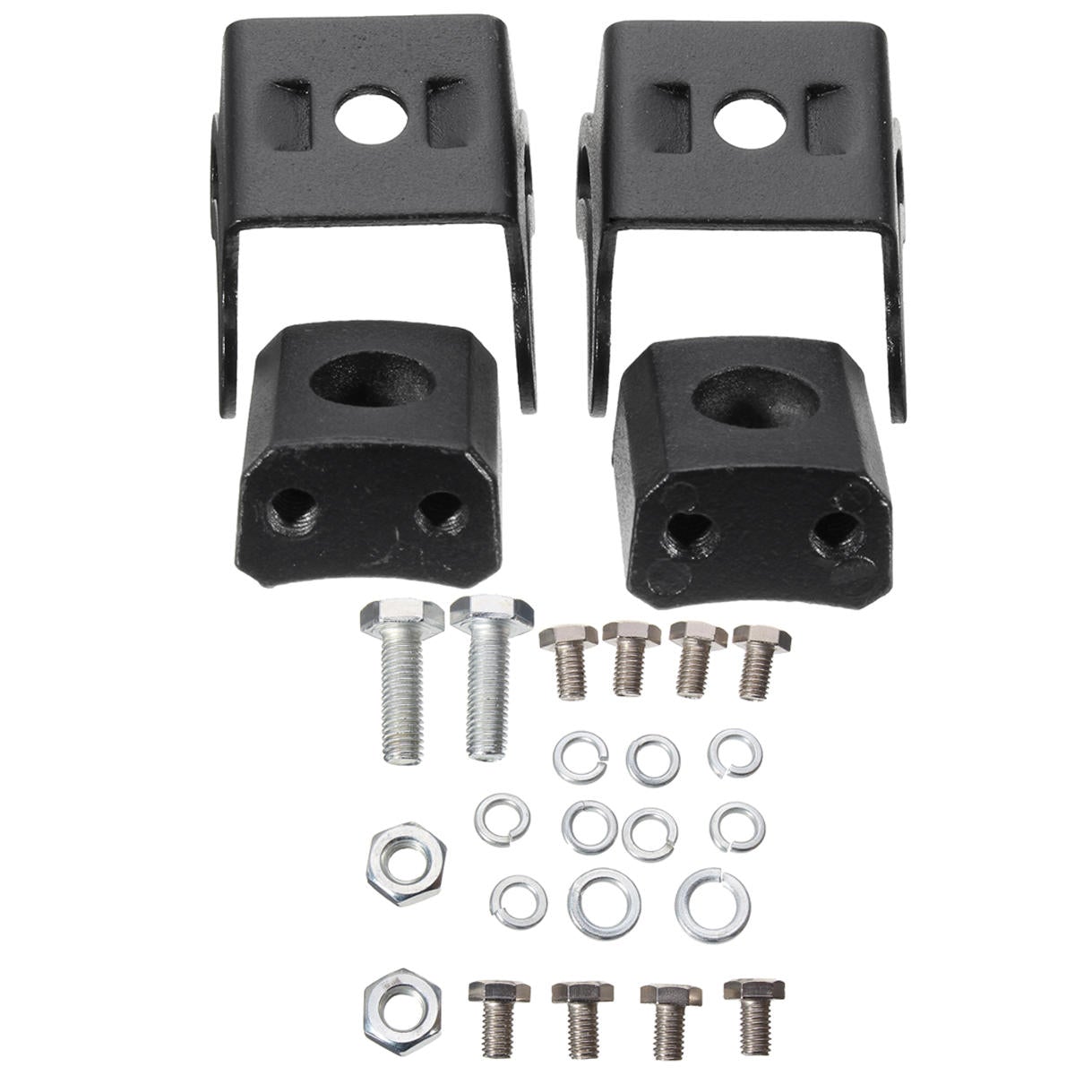 2Pcs LED Work Fog Light Bar Slide Mount Bracket Brackets