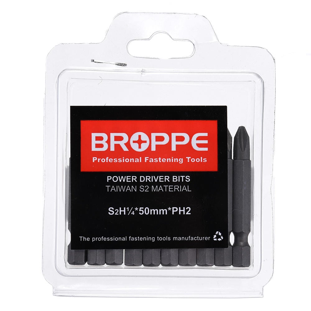 10Pcs Magnetic Phillips Screwdriver Bits PH0/PH1/PH2/PH4 1/4 Inch Hex Shank Screwdriver Set