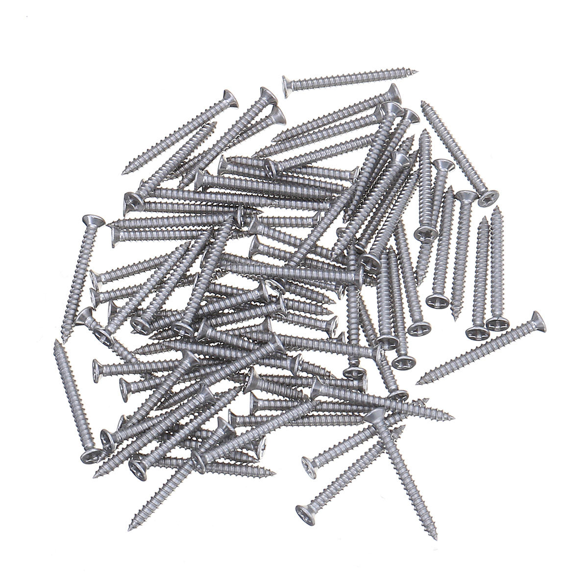 600Pcs M2.2/M2.9/M3.5 Stainless Steel Pozi Raised Countersunk Self-Tapping Screw