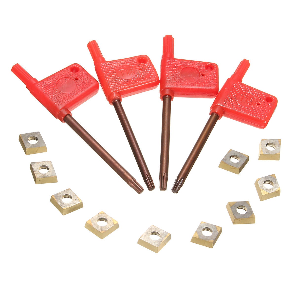 4pcs 12mm Lathe Boring Bar Turning Tool Holder With 10pcs CCMT09T304 Carbide Inserts