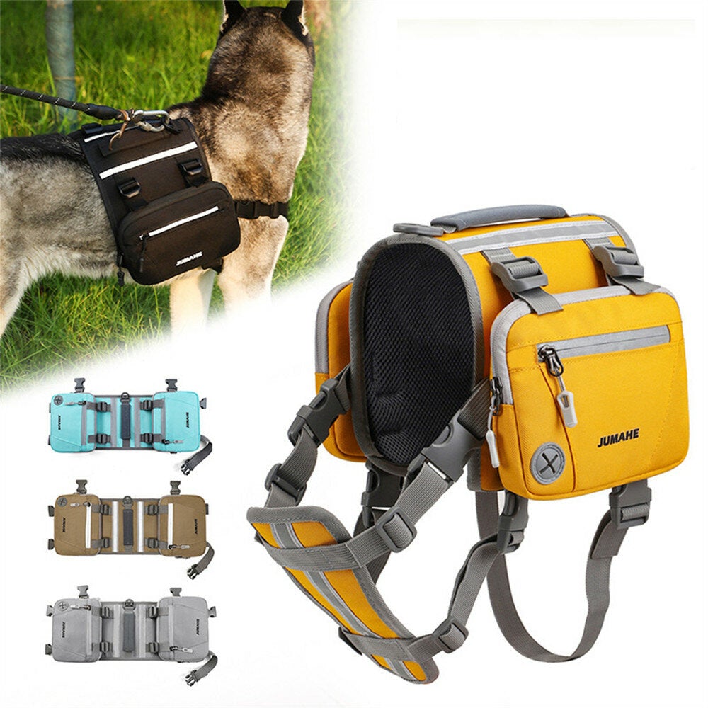 Outdoor Large Dog Bag Carrier Backpack Night Reflection Bags Camouflage Big Dog Travel Carriers for Hiking