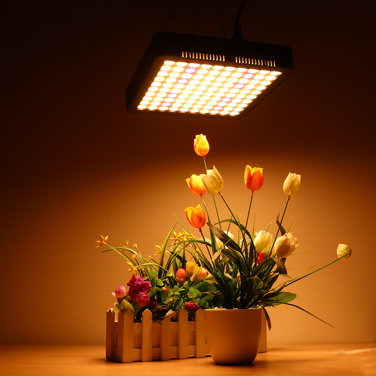 100W 300 LED Grow Light Plant Hydroponics Full Spectrum Vegetable Plant Lamp AC85-265V