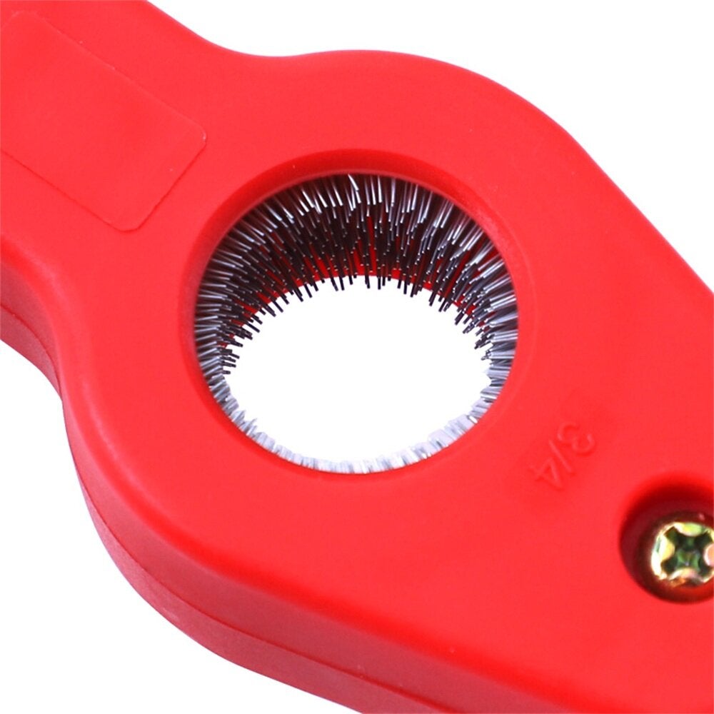 4 in 1 Copper Tube Polishing Chamfering Set Double-ended Pipe Cleaning Brush Test Tube Wire Brush Cleaning Polishing Tool