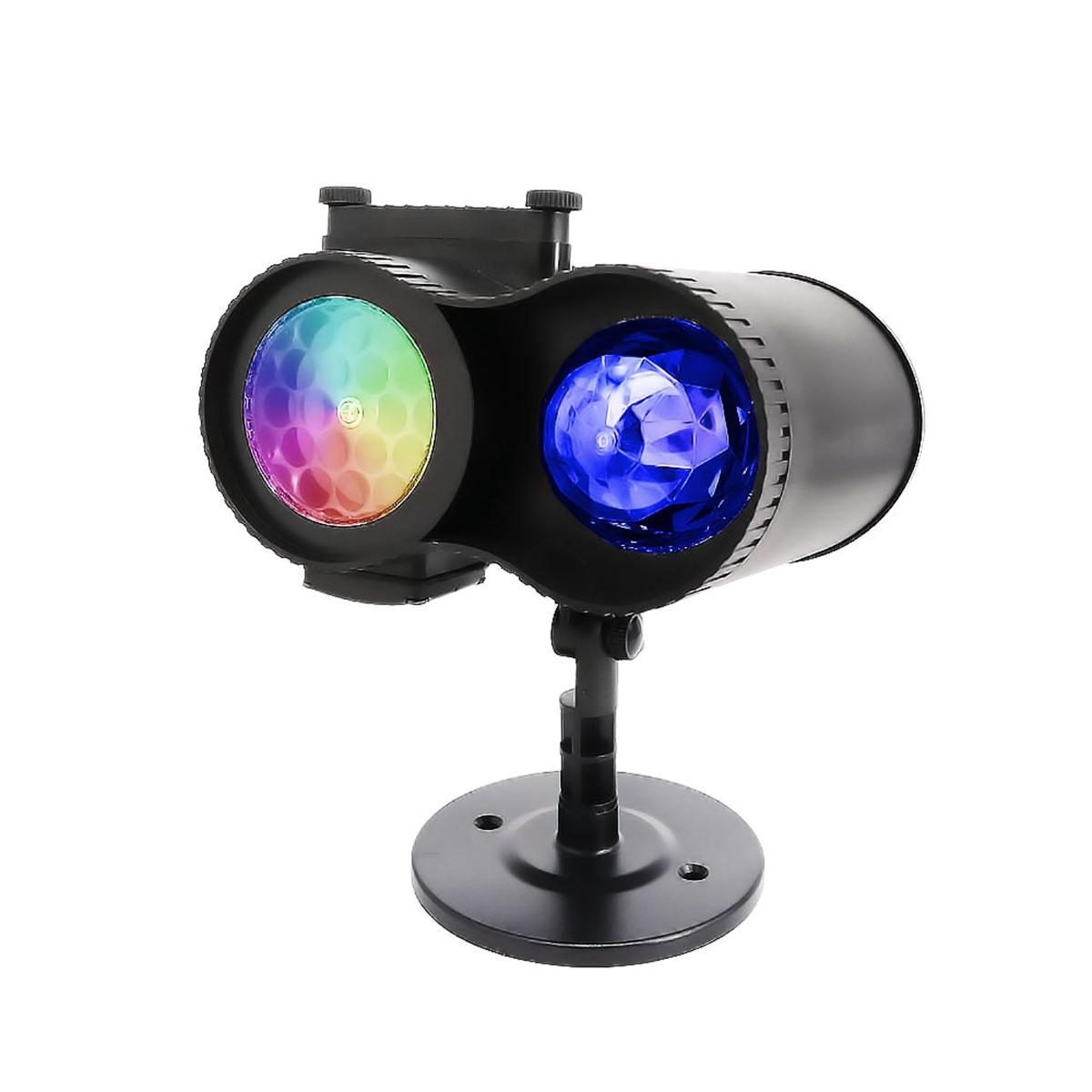 64 Patterns LED Christmas Snowflake Projector Light Outdoor Lawn Lamp Waterproof