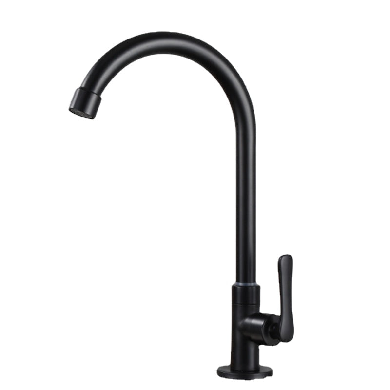 5 Type Brass Kitchen Sink Faucet Single Handle Cold Water Tap Wall Mount/Deck Mount 360 Rotate Flexible Spout