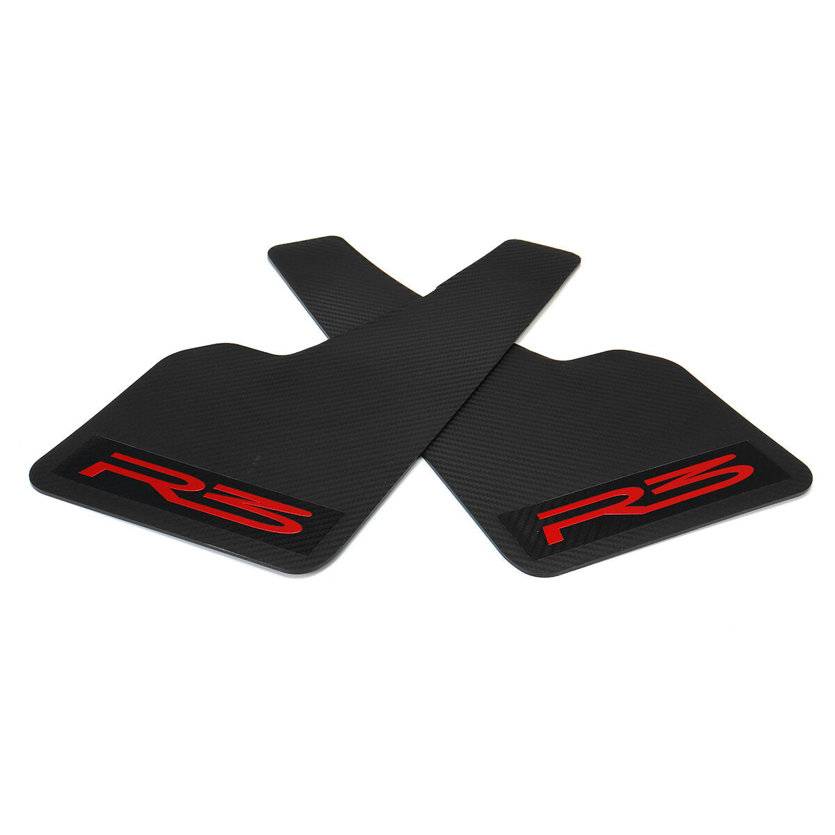 2PCS Universal Car Modification Mud Flaps Fender Guards Carbon Fiber