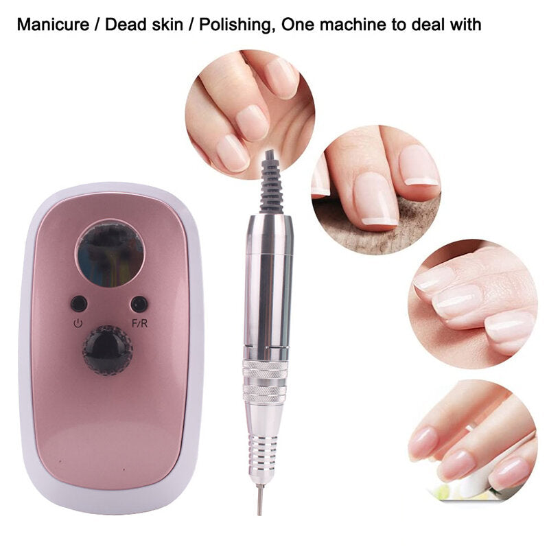 Nail Charge Sander 25000 RPM / 30000 RPM Portable Nail Polisher Nail Polish With High Capacity