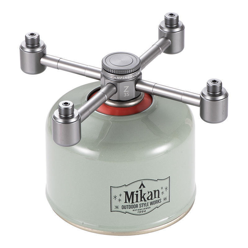 Aluminium Alloy Gas Tank Adapter Stove Converter Outdoor Cooking Stove Tools