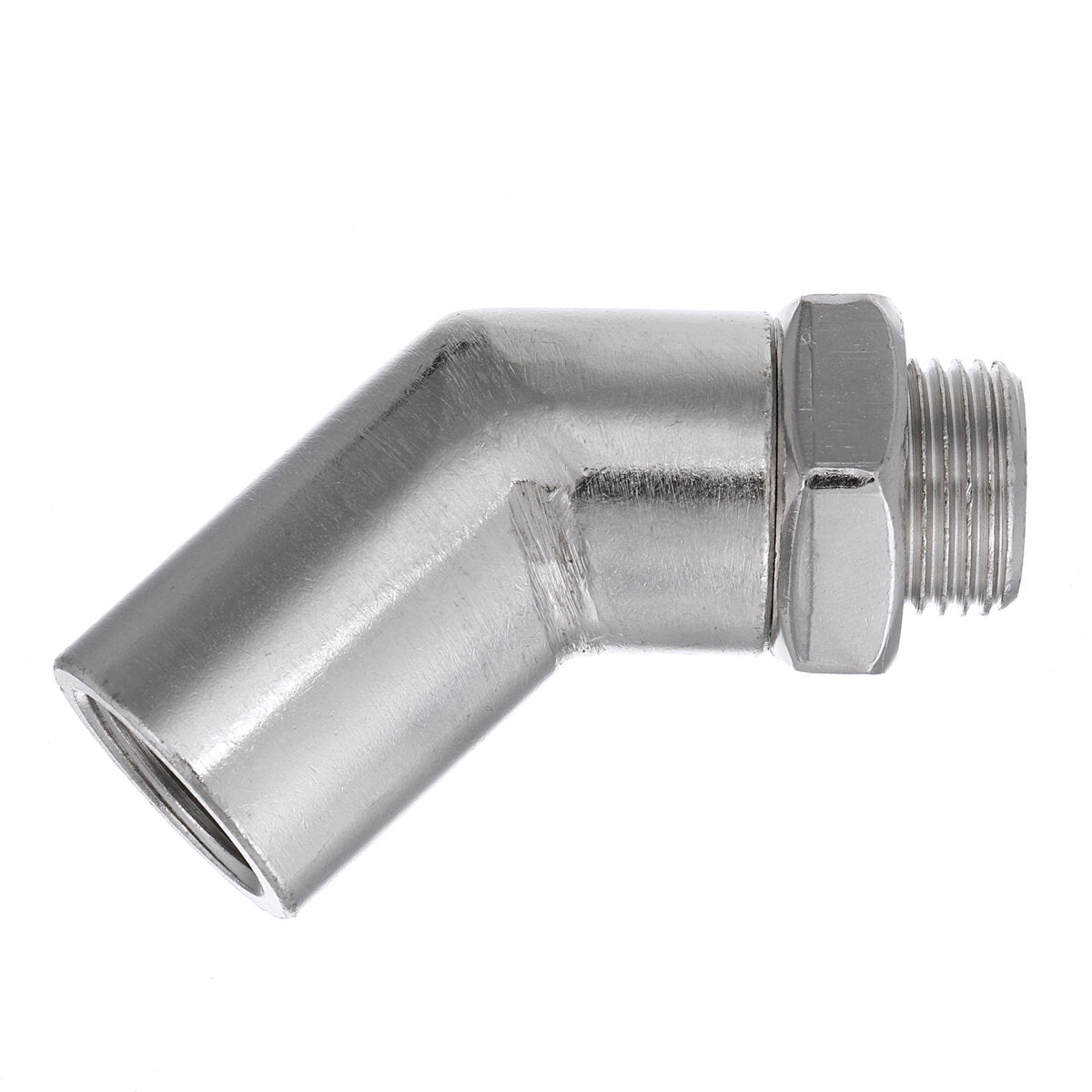 Adjustable Lambda Oxygen Sensor Boss Extender Spacer 45 Degree