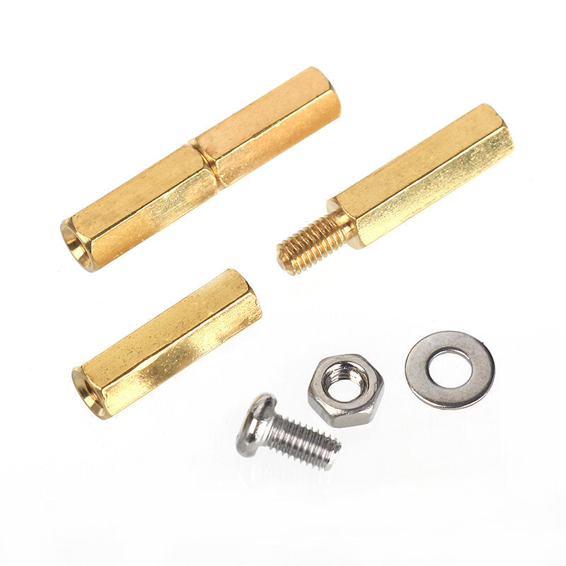 M3BH6 750Pcs M3 Brass Male-Female Hex Column Standoff Support Spacer Pillar 304 Stainless Steel Bolt And Cross Screw Nut Assortment for PCB Board