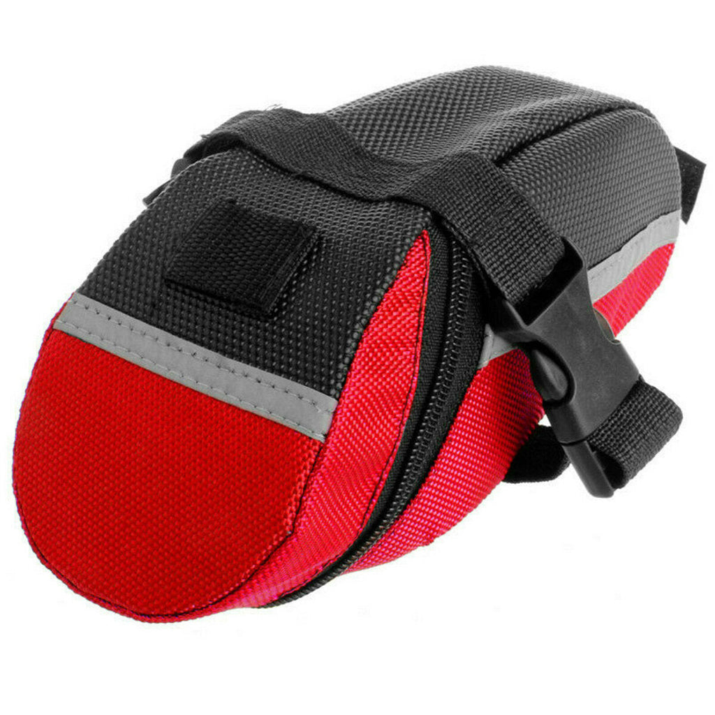 Bike Saddle Bag Bicycle Seat Rear Bag PU Leather Waterproof Tail Storage Bag Outdoor Cycling Bicycle Bag