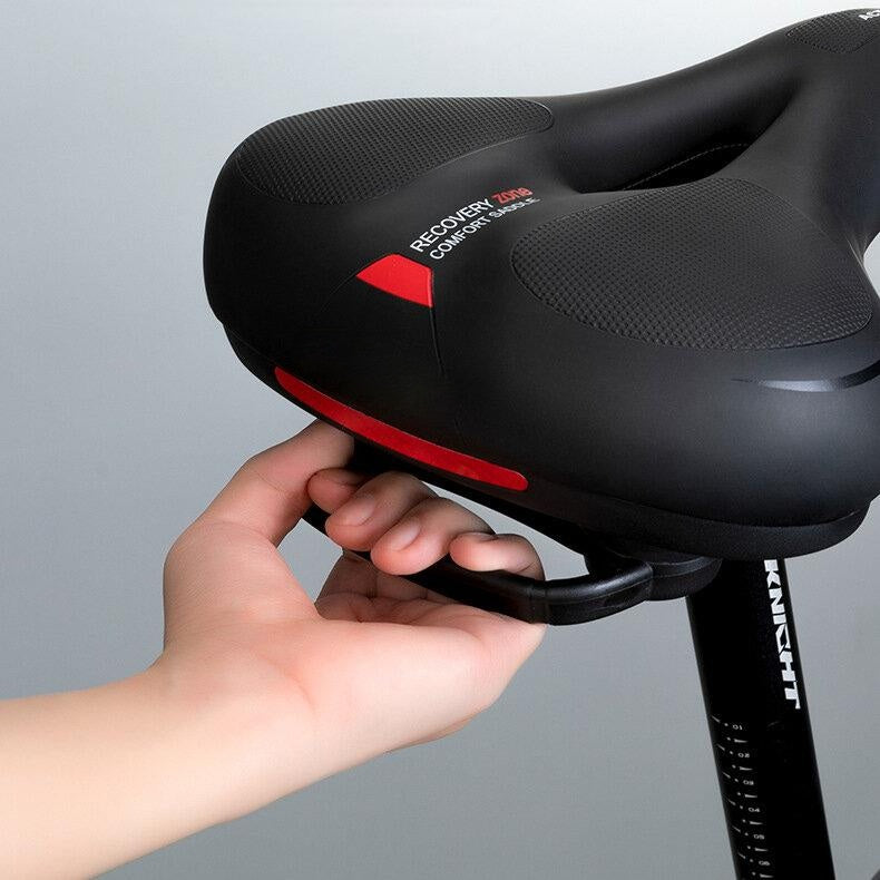 Bike Saddle Rainproof PU Surface Soft Foam Shockproof Streamlined