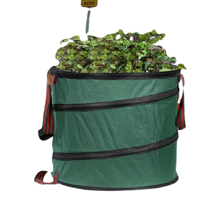 Foldable Garden Spring Collecting Bucket Bag Collapsible Leaves Housekeeping Storage Baskets