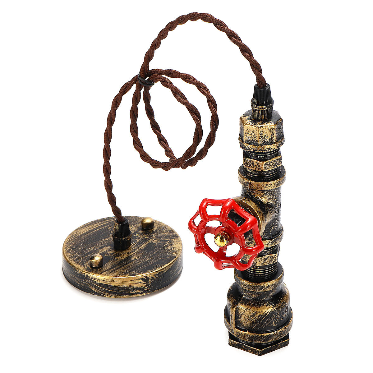 Pendant Tube Iron Ceiling Lamp Hanging Chandelier Light