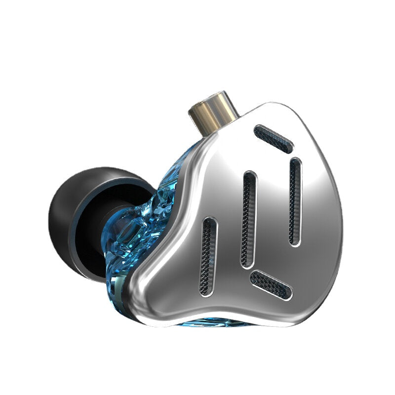 Wired Earphones 16-Unit Ring Iron Moving Iron Metal Wired Hi-Fi Wheat Sport Upgrade Cable Noice Reduction In-Ear Headphones With Mic