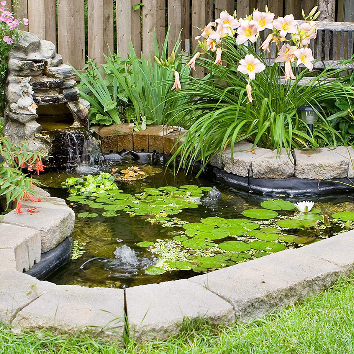 UV Resistant Pond Liner, Durable and Long-Lasting, Tear Resistant & Heavy Duty Remnants Stream Garden Landscaping