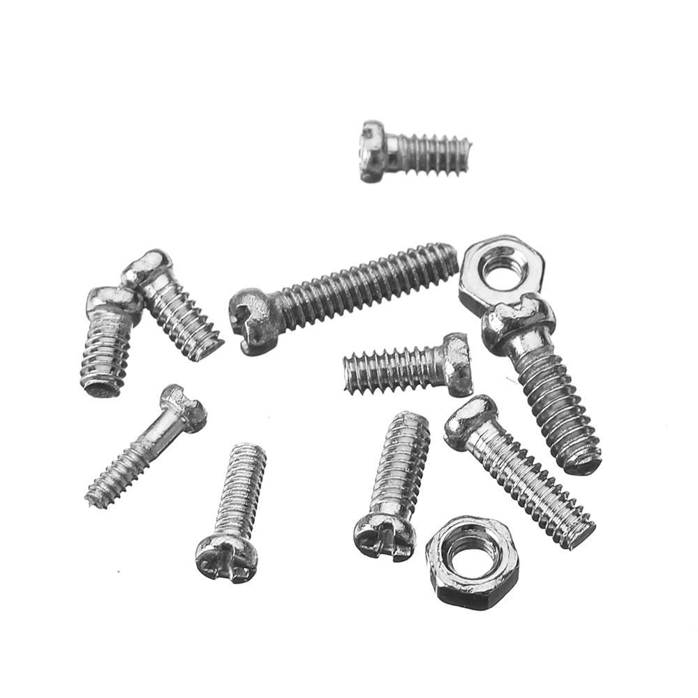 600Pcs Stainless Steel M1/1.2/1.4/1.6 Small Screws Nut for Watches Clocks Mobile 2-4mm