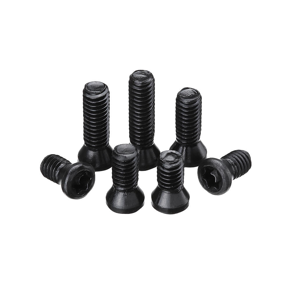 M4CT1 50Pcs M4 Insert Torx Screw Carbon Steel for Replaces Carbide Inserts CNC Lathe Tool