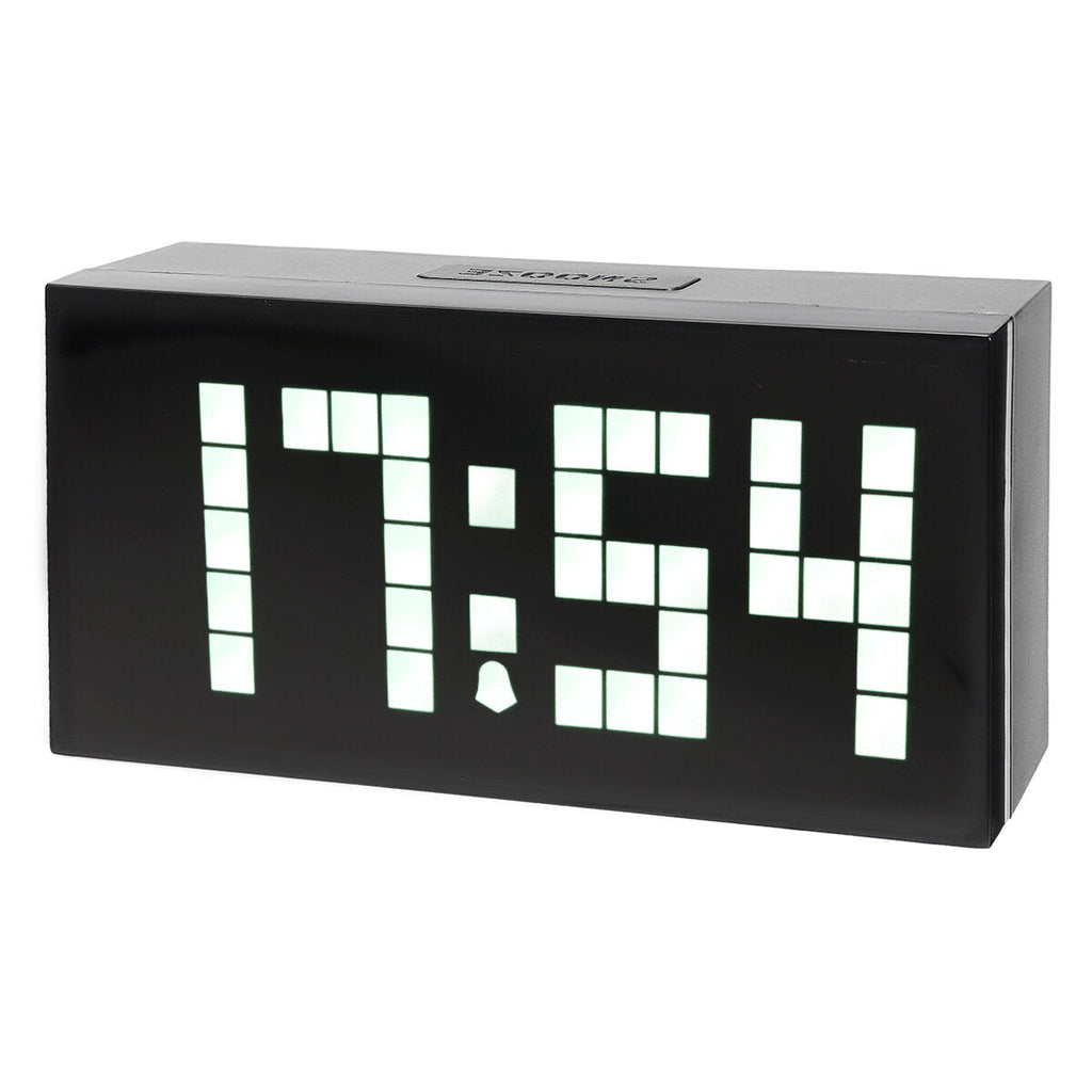 Electronic Creative LED Dot Design Digit Cube Thermometer Date Clock