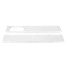2pcs Adjustable Window Slide Kit Plate Air Conditioner Wind Shield For Air Conditioner