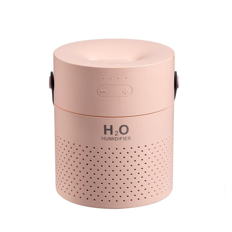 Dual Spray Humidifier Mist Maker USB Power Bank with Colorful Lights for Phone Office Home Beadroom
