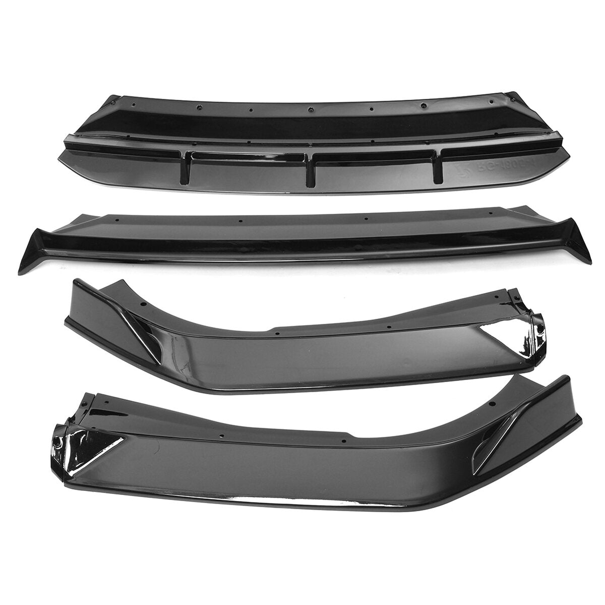 Front Bumper Lip Body Kit Spoiler 4PCS