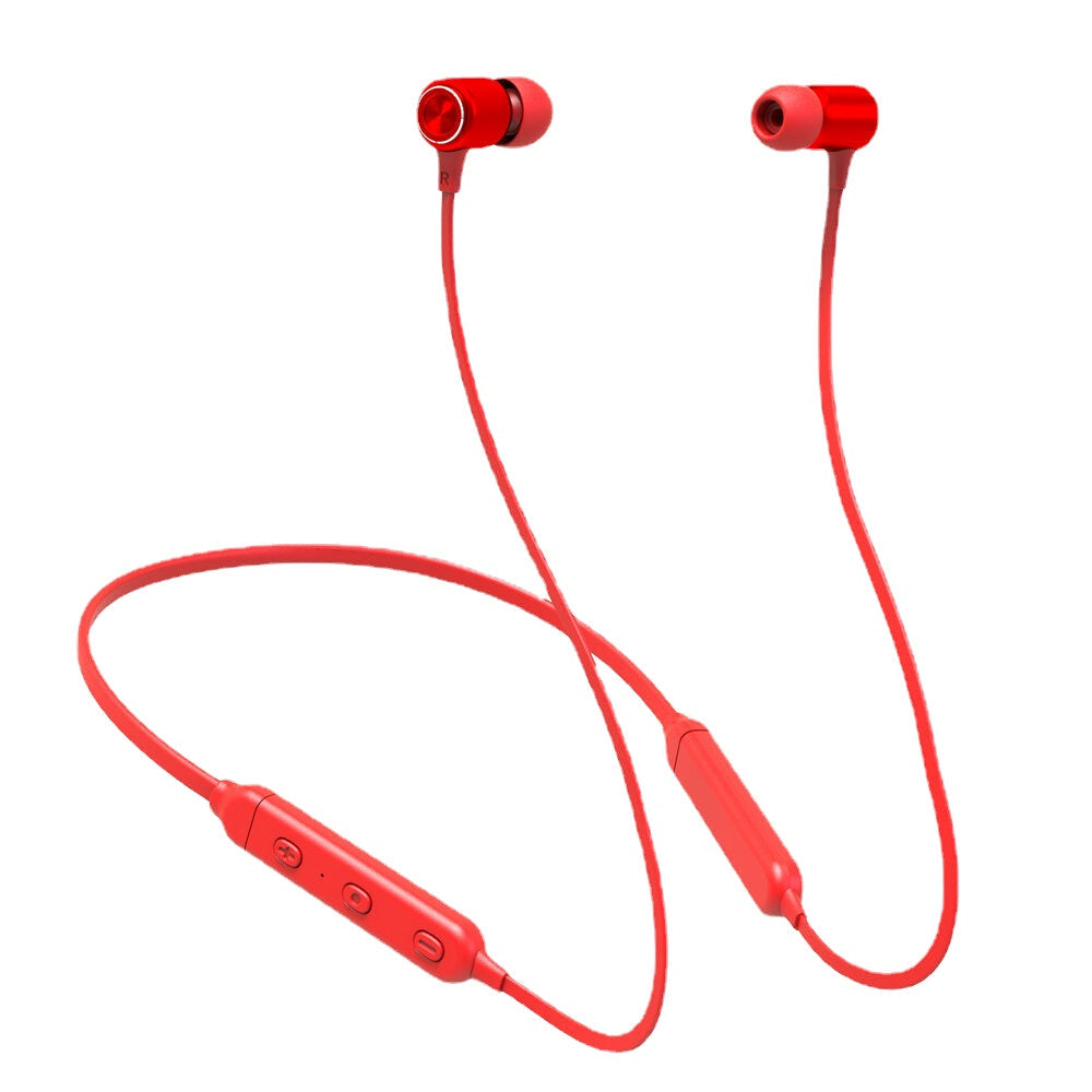 In-Ear Sports Headphones Bluetooth Wireless Noise Reduction Neckband Earphone with Mic