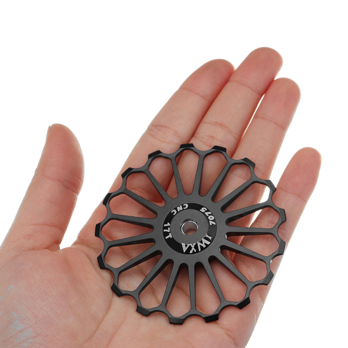 Aluminum Alloy Bicycle Derailleur Pulley Wheel Cycling Guide Roller Ceramic Bearing