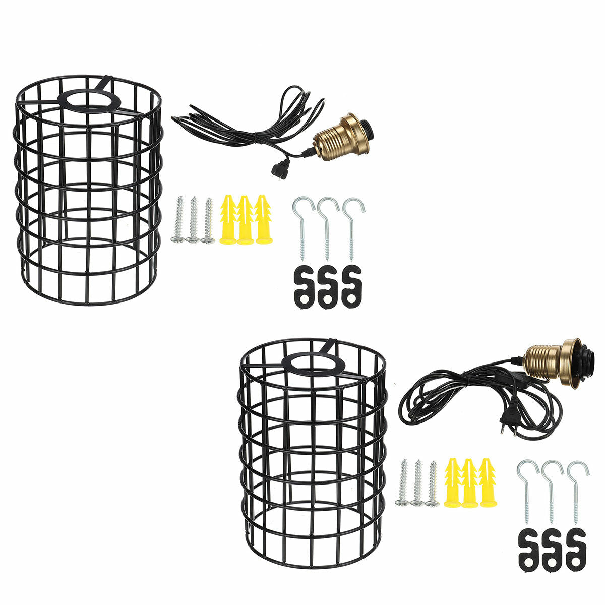 Plug-in Iron Pendant Light Ceiling Lamp Hallway Bar Restaurant Corridor Fixture Chandelier Decor