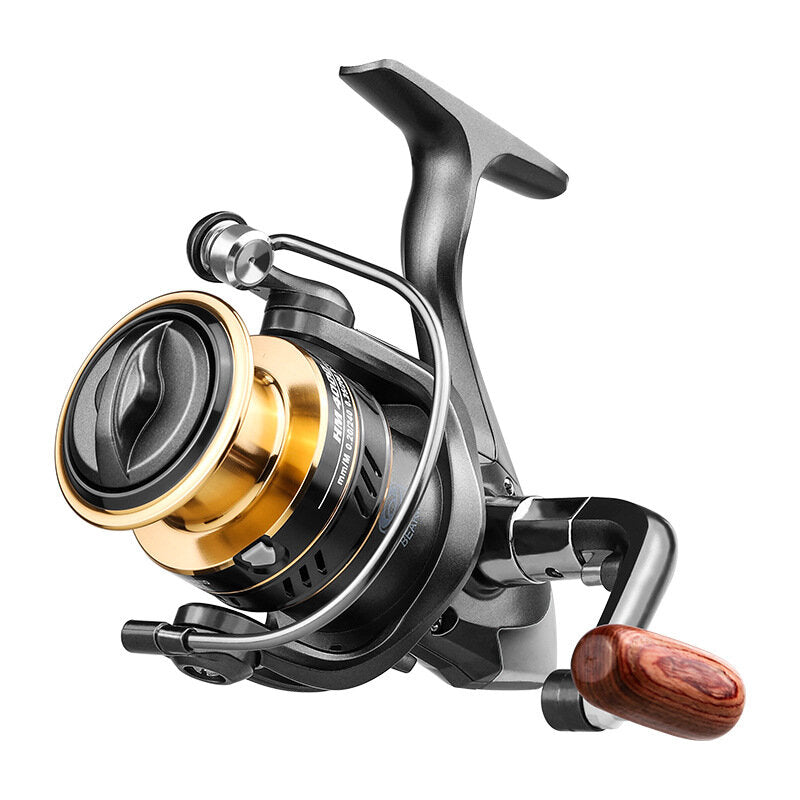 5.2:1 8KG Fishing Reel Spinning Reel Lightweight Fishing Wheels High Speed Metal Spool Coil Fishing Reel Universal Left/Right Hands Fishing Reel