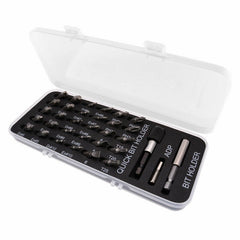 33pcs Damaged Screw Extractor Set with Screwdriver Bits for Broken Screw HSS Broken Bolt Extractor Screw Remover Kits