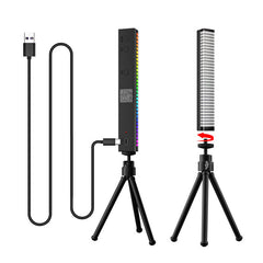 RGB Pickup Bluetooth Atmosphere Light with Tripod Music Car Rhythm Light Car LED Atmosphere Light Phantom Color Voice Control Music Sensor Light