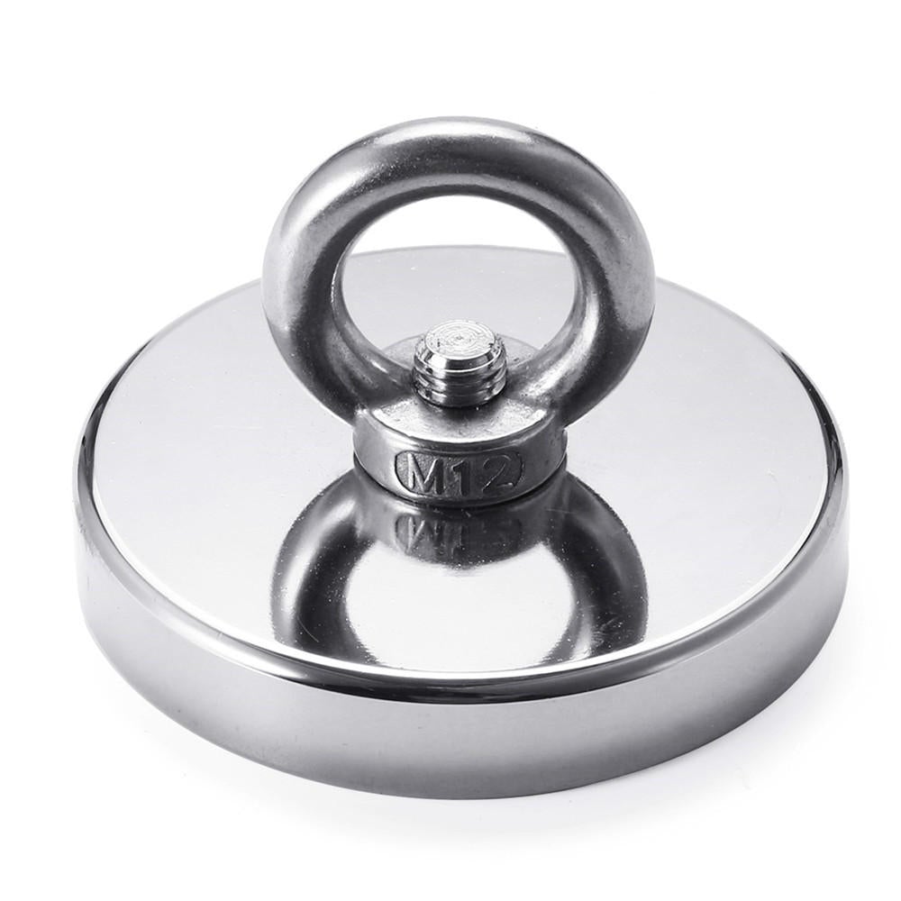 500KG D97mm Neodymium Magnet Salvage Magnet Fishing Metal Sea River Treasure Hunting Detect Magnet