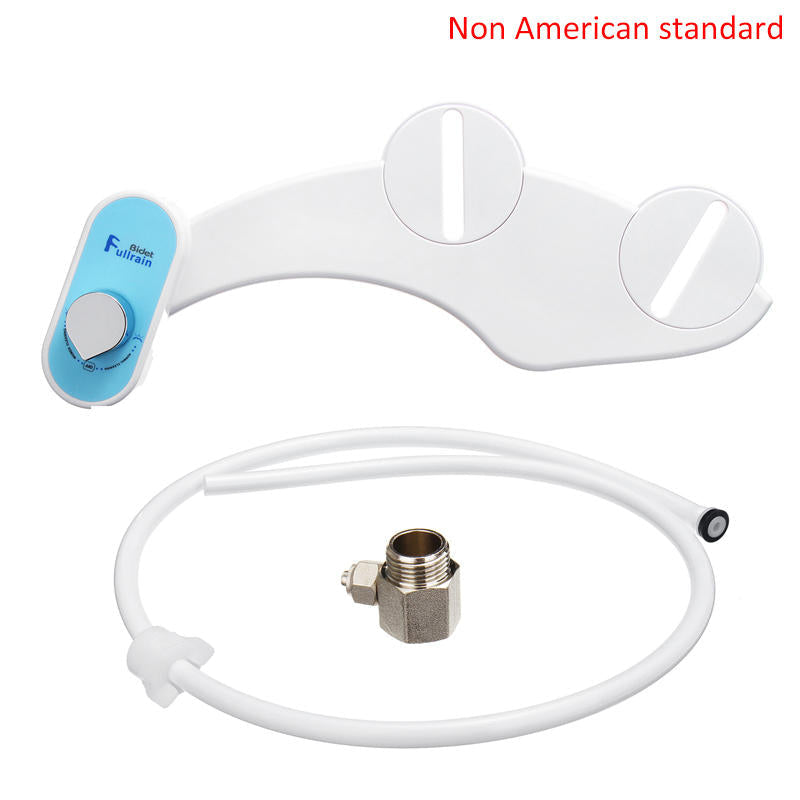 2 Function Non-Electric Toilet Portable Bidet Seat Dual Water Spray Adjustable Mechanical