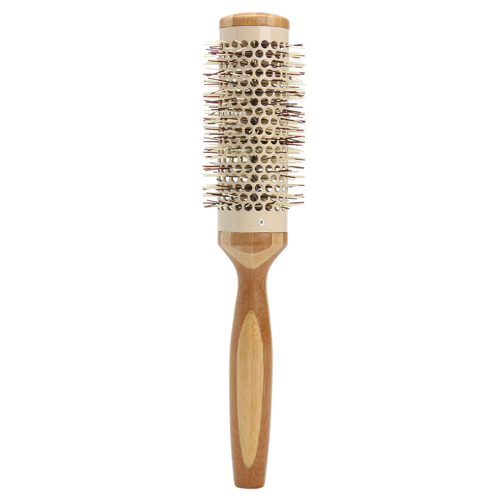 7 Pro Round Brush Curly Hair Roller Brush Natural Wood Hairbrush Comb Salon Tools