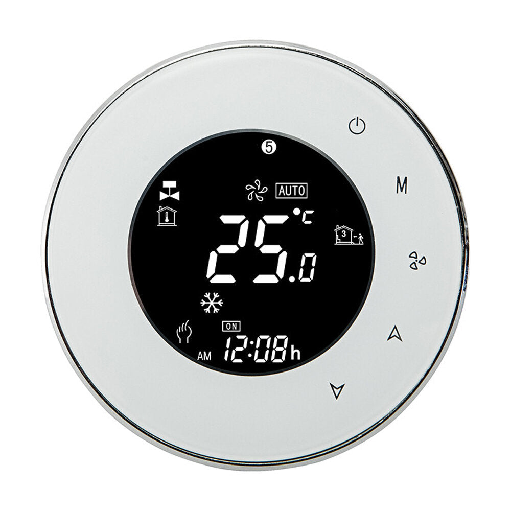 LCD Touch Screen Electric Underfloor Heating Thermostat Backlight WIFI 16A Works With Alexa Google Home