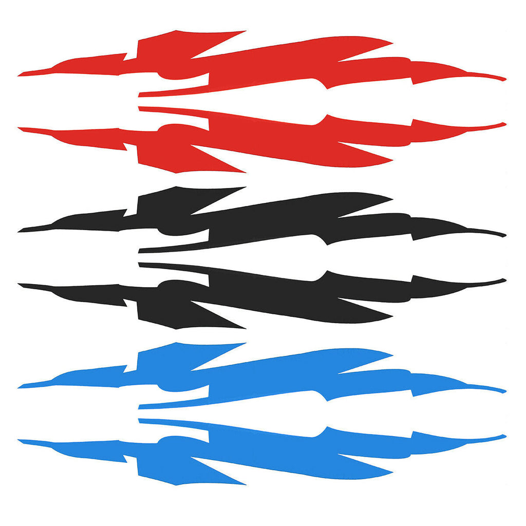 Sports Racing Stripe Graphic Sticker Red Auto Car Body Side Door for Vinyl