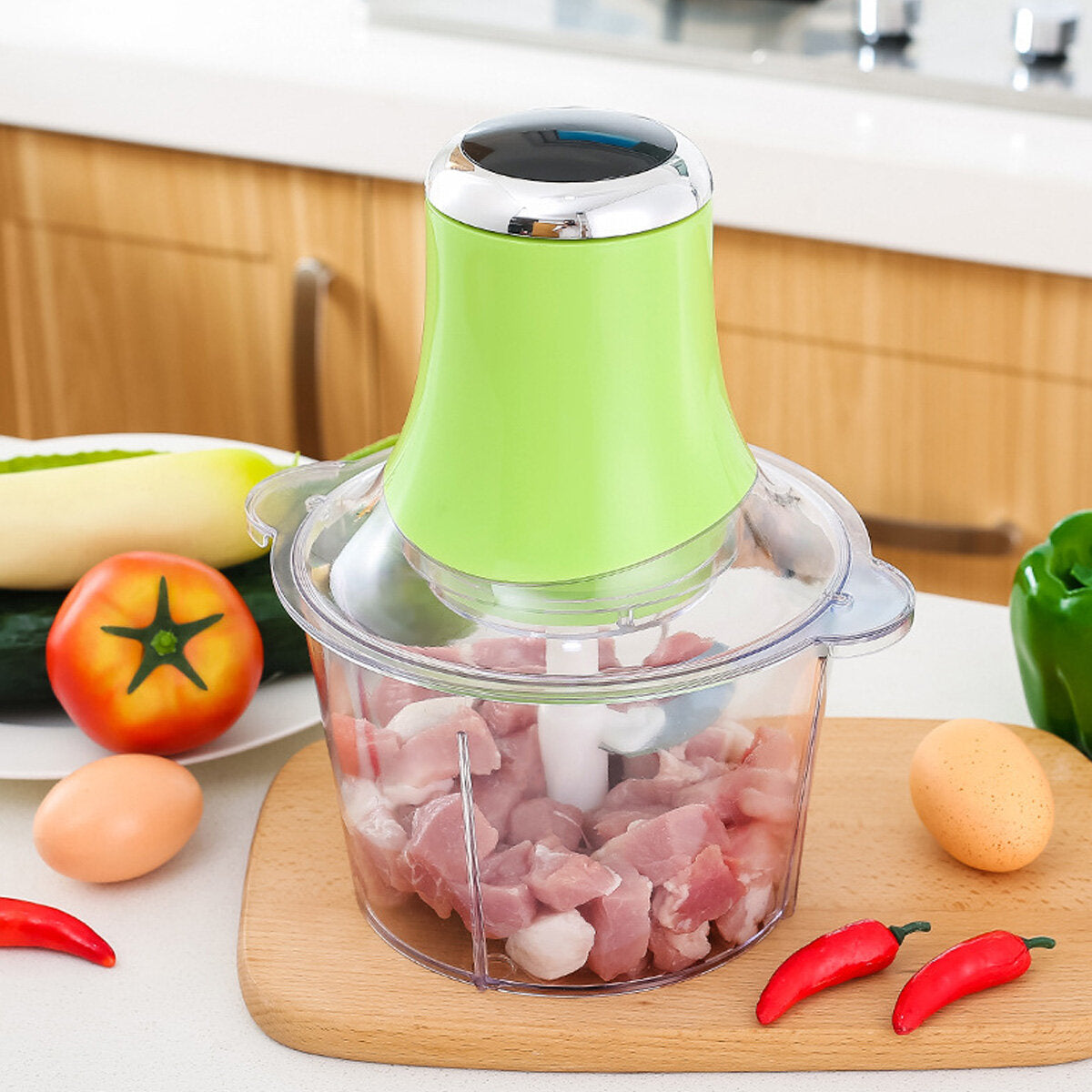 Multifunction Electric Meat Grinder Garlic Fruit Food Mix Chopper Blender Mincer EU Plug