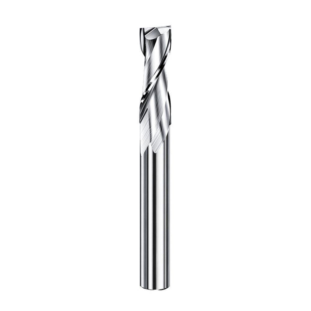 1pc 1/4 Shank Milling Cutter 2 Flute Flat End Mill Tungsten Carbide Engraving Bit CNC Machine Tool Up Cut Router