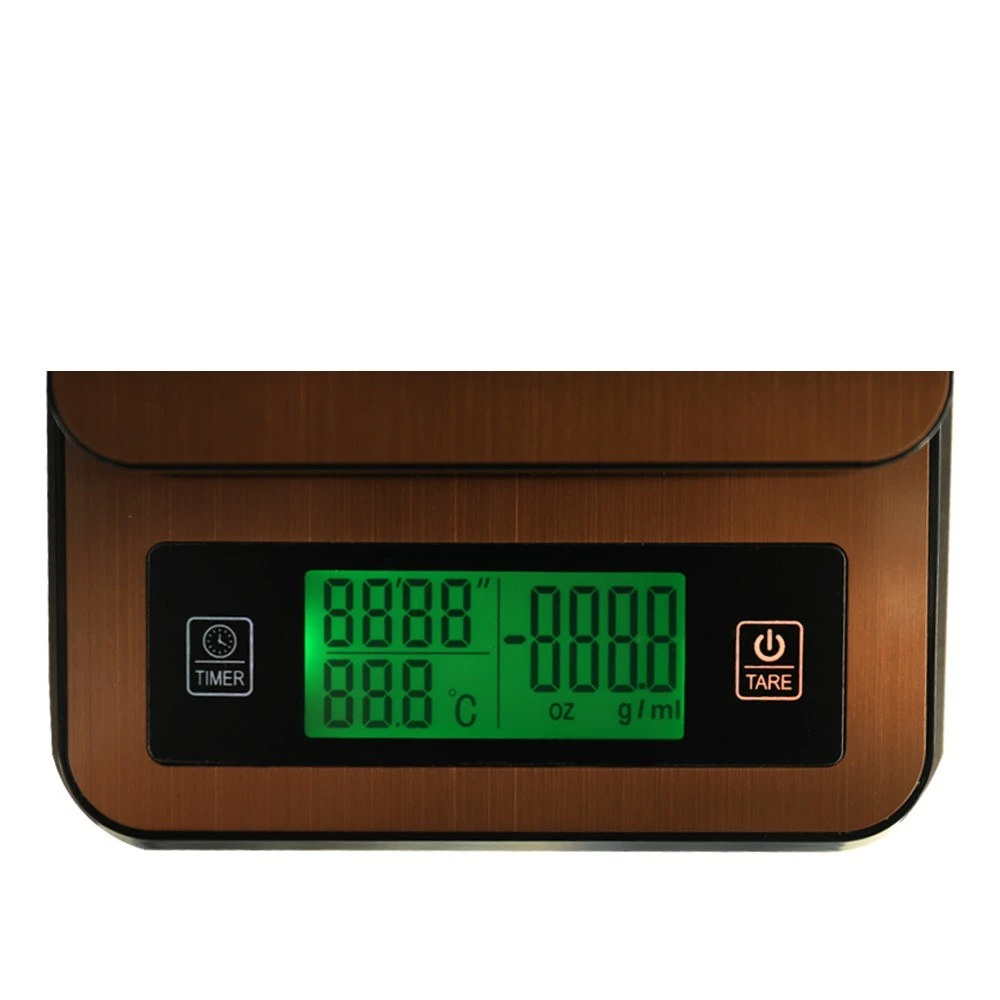 Timed Handmade Coffee Electronic Scale with Temperature Probe