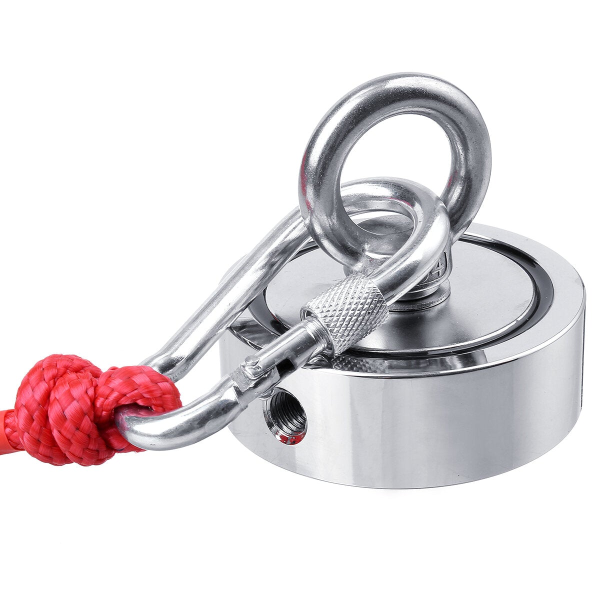 400KG Double Side Strong Recovery Magnet Fishing Salvage Tool w/ 10/20M Rope And Gloves