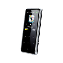 1.5 Inch LCD Display Bluetooth MP3 Player FM Radio E-book Reader Voice Recording High-Definition Noise Reduction Hi-Fi Music Player with Touch Screen