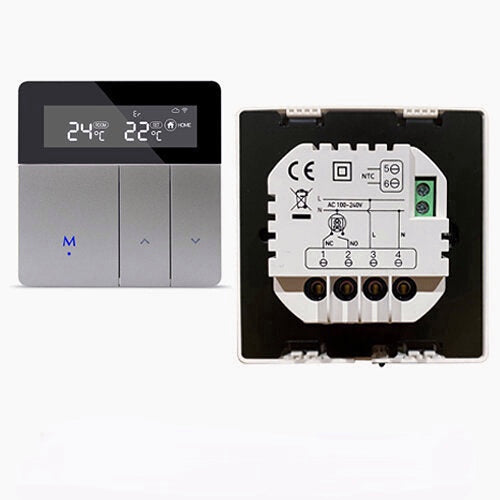 WiFi Thermostat for Electric Heater Water Radiant Floor Heating Alexa Google Home Enable Temperature Controlled