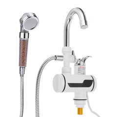 Digital Electric Faucet Tap Hot/Cold Water Heater Fast Instant Bathroom Heating