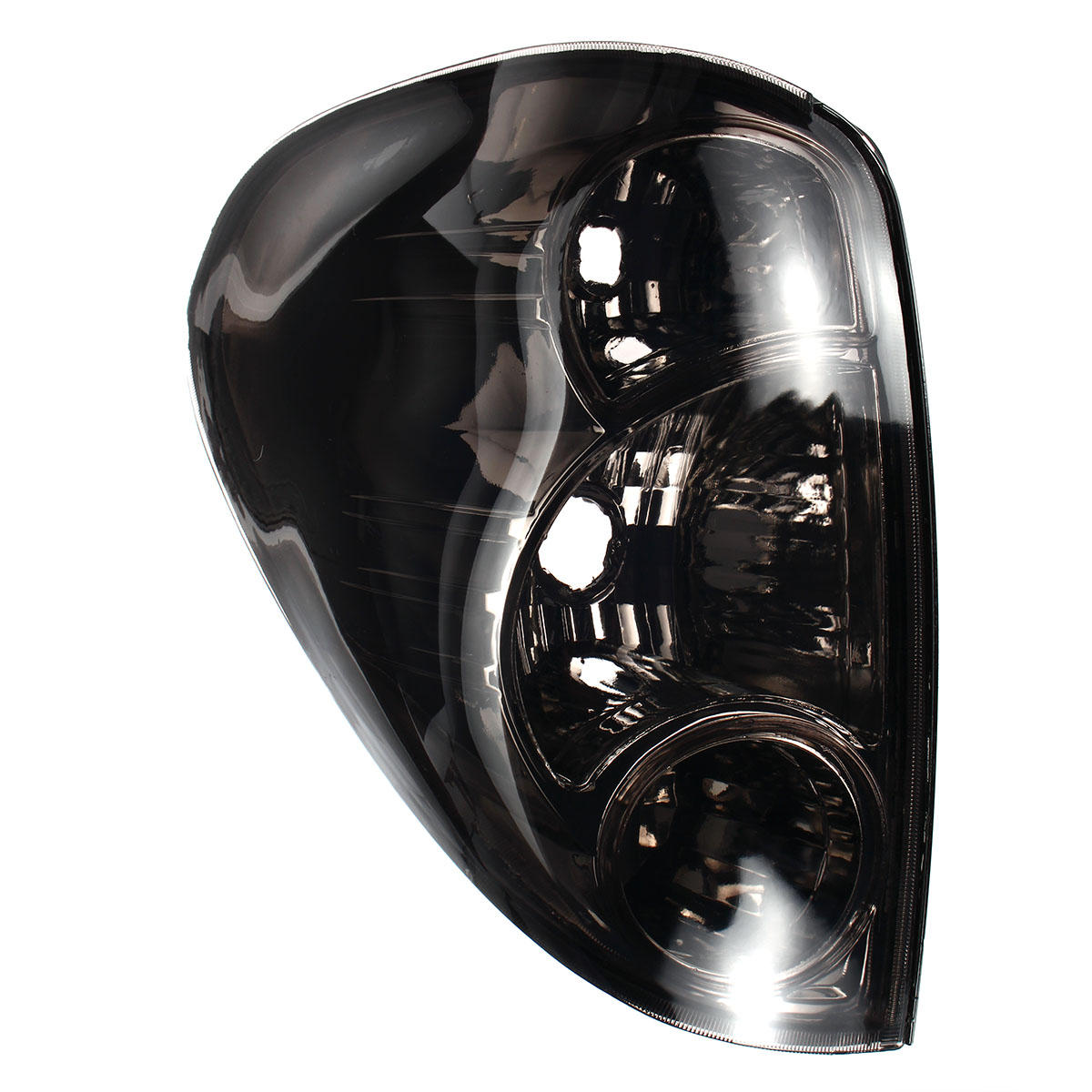 Car Rear Left/Right Tail Brake Light without Bulb Wiring Harness Smoke Black