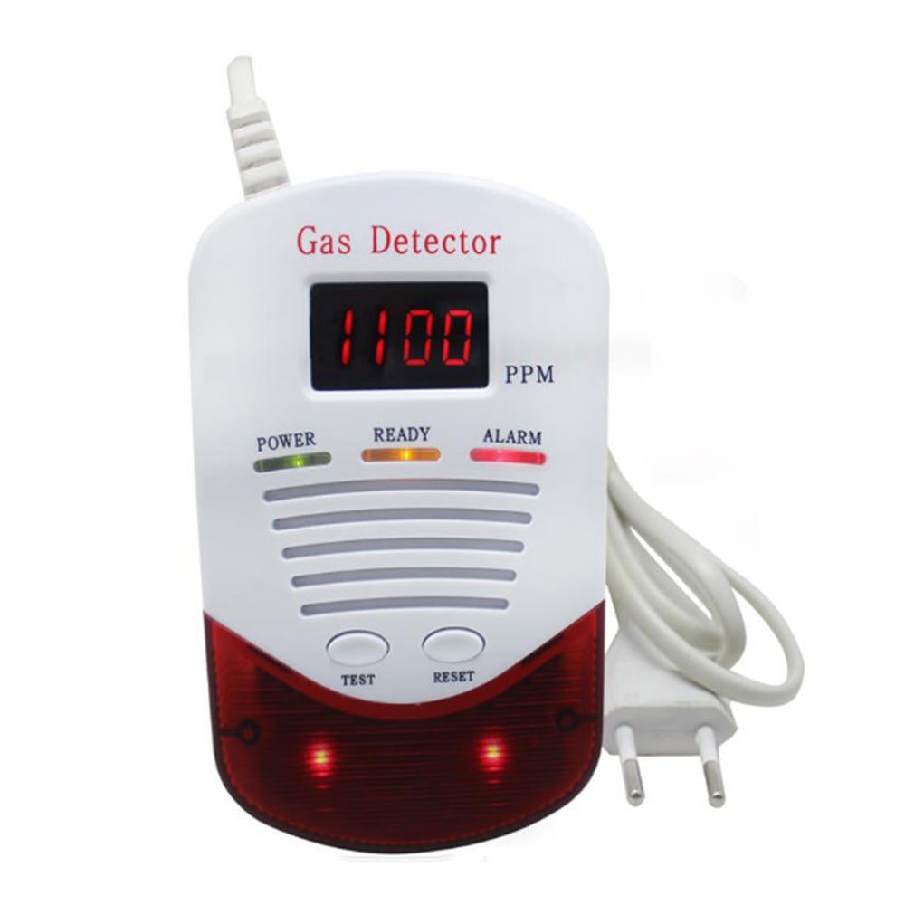 Wired Gas Detector For Alarm System 433MHz 315MHz