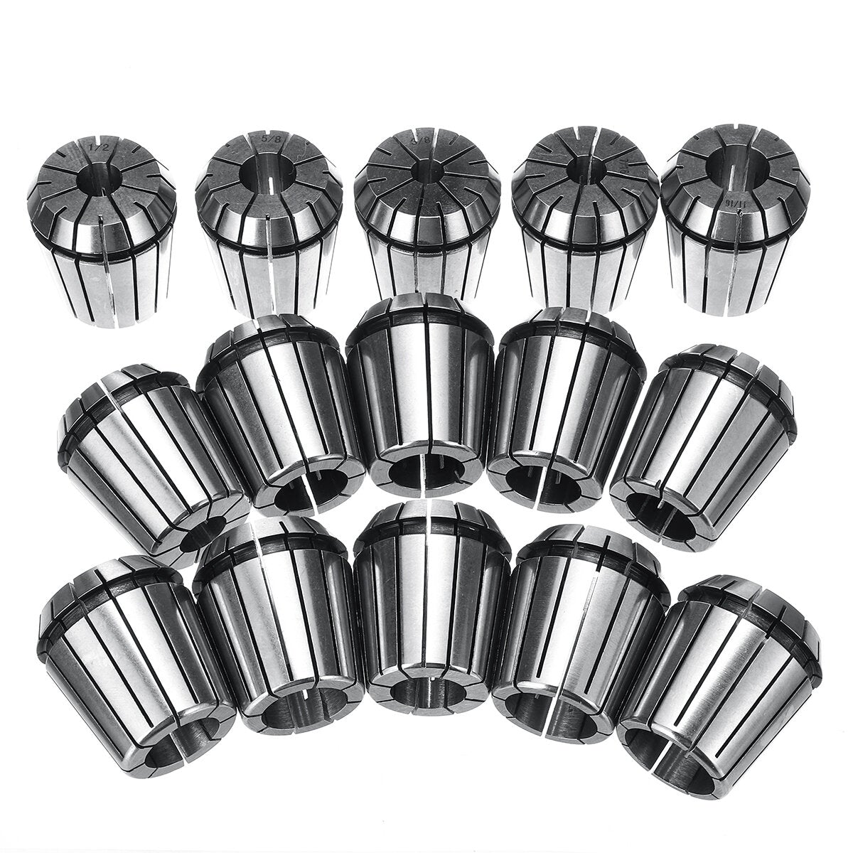 1/8-1 Inch Spring Collet Chuck Set for CNC Milling Lathe Tool